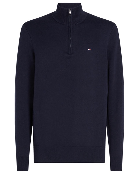 Essential Cotton Mens Half Zip Mock Sweatshirt