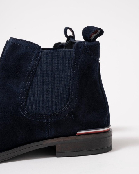 Core RWB Hilfiger Mens Suede Chelsea Boots