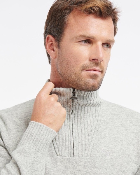 Essential Lambswool Mens Half-Zip Jumper