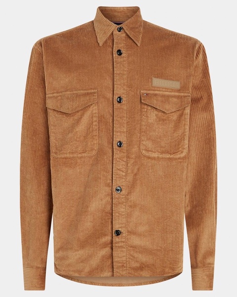 Corduroy Mens Solid Overshirt