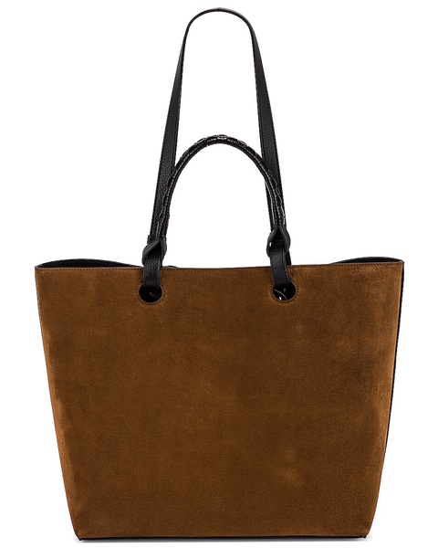 Anagram Suede Tote Bag