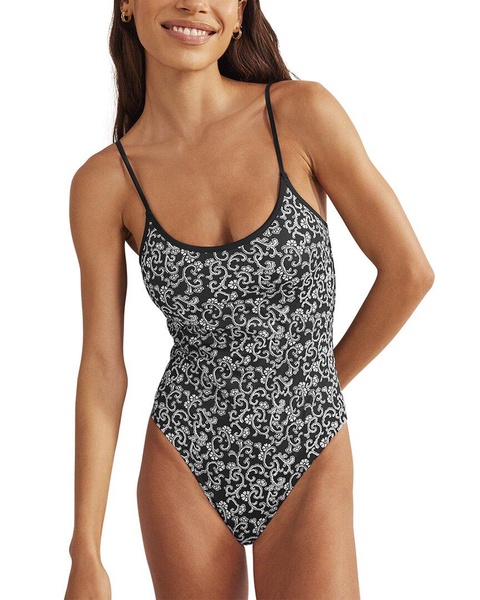 Boden Scoop Tie Back Swimsuit