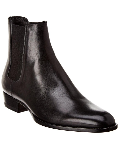 Saint Laurent Wyatt 30 Leather Chelsea Boot