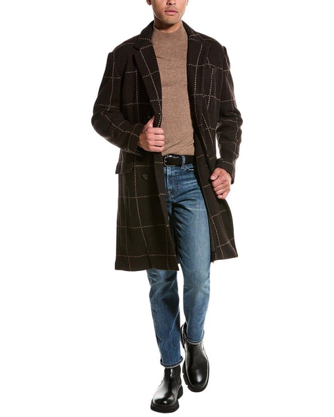 rag & bone Plaid Hatchet Wool-Blend Coat