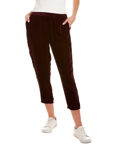 Johnny Was Holiday Silk-Blend Pant