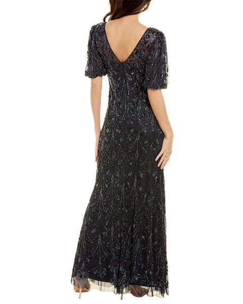 Aidan Mattox Beaded Maxi Dress