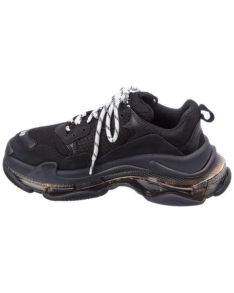 Women's Triple S Clear Sole Sneaker  in Black