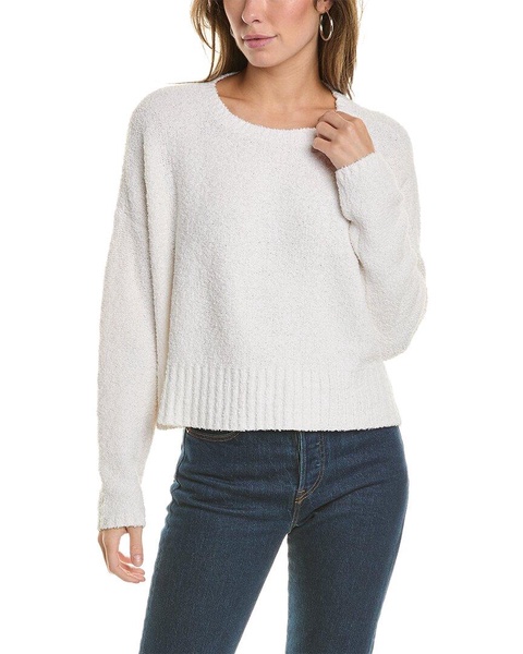 EILEEN FISHER Boxy Cashmere-Blend Top