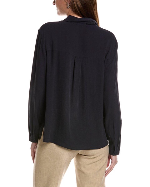 EILEEN FISHER Classic Collar Easy Silk Shirt