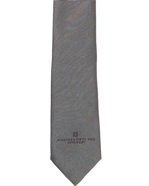 Givenchy Grey Logo 4G Silk Tie