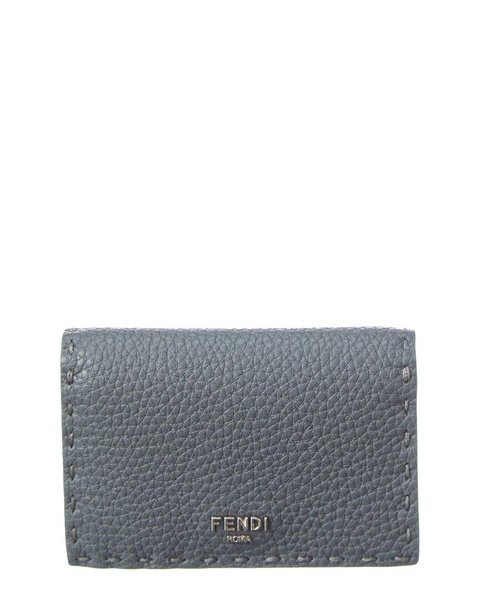 FENDI Peekaboo Leather Card Case