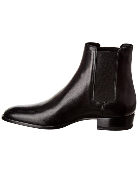 Saint Laurent Wyatt 30 Leather Chelsea Boot