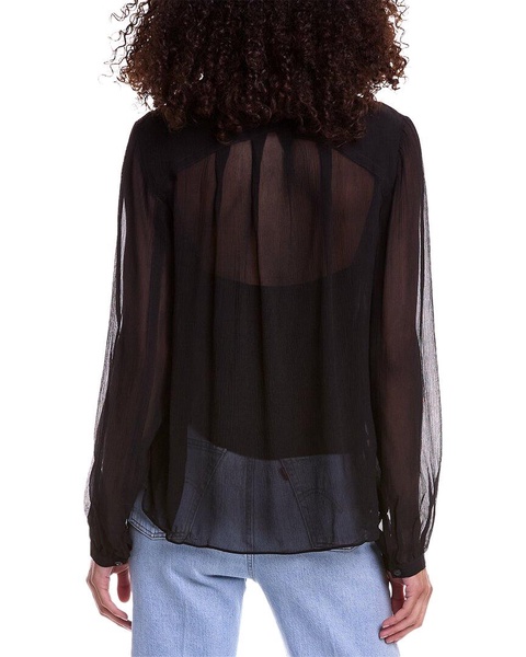 rag & bone Milo Silk-Blend Top