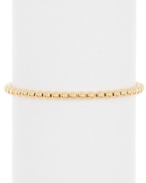 ADORNIA 14K Over Silver Ball Bead Bracelet