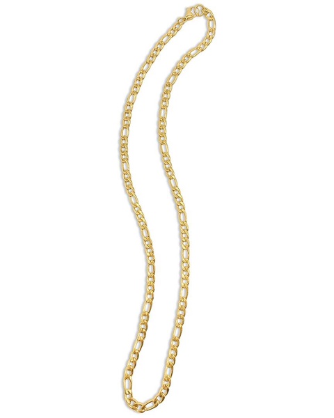 ADORNIA 14K Plated Figaro Chain Necklace