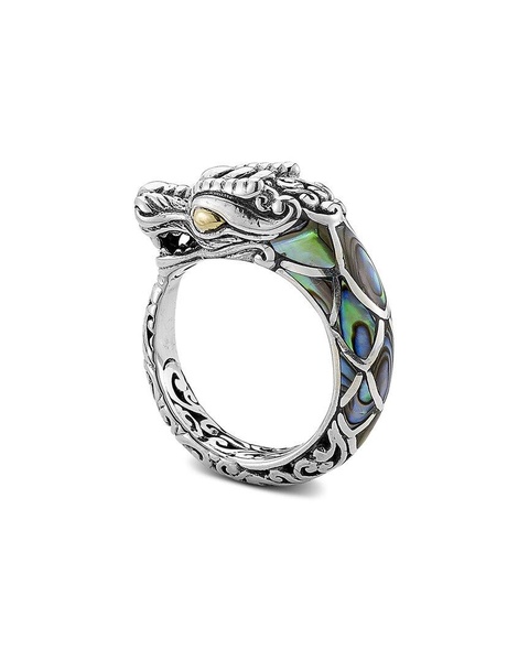 Samuel B. Silver Abalone Dragon Ring