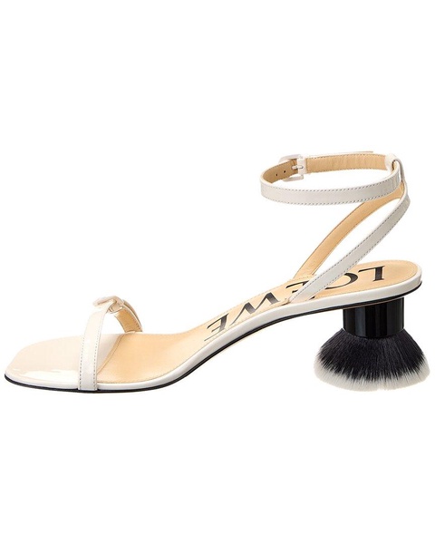 Loewe Petal Brush Leather Sandal