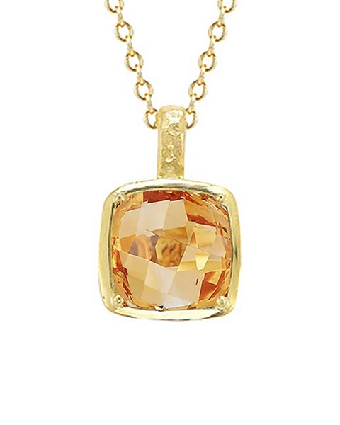 I. Reiss 14K 6.00 ct. tw. Citrine Necklace