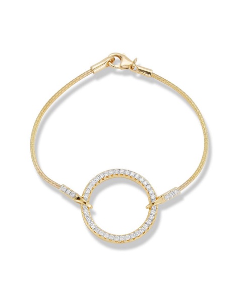 I. Reiss 14K 0.78 ct. tw. Diamond Mesh Bracelet