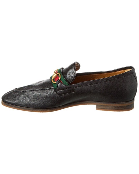 10mm Leather foldable loafers w/ Web