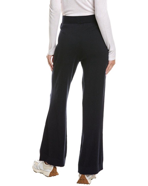 Minnie Rose Cashmere-Blend Wide Leg Pant