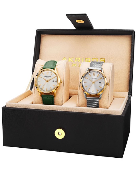 Akribos XXIV Womens Set of 2 Watches