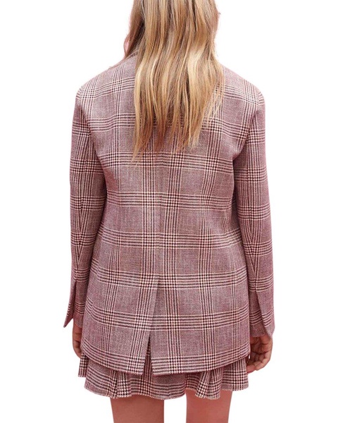 Maje Vinone Wool-Blend Suit Blazer