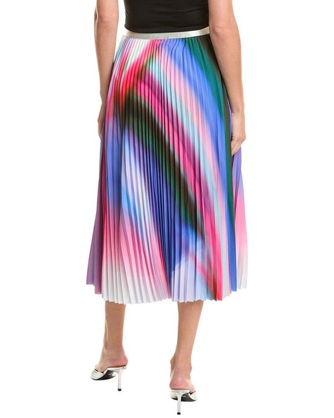 rainbow pleated skirt