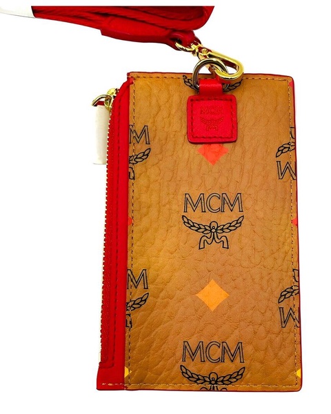 MCM Visetos Lanyard Card Case