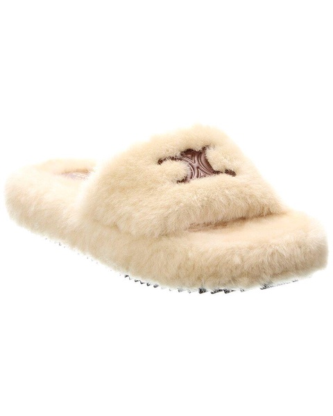 CELINE Shearling Slide