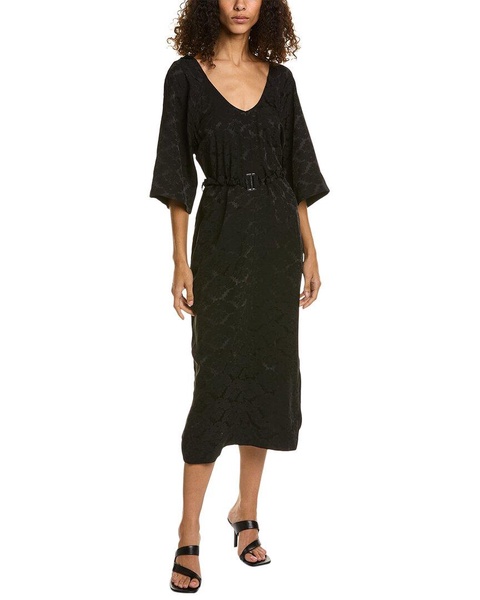 GANNI Jacquard Midi Dress