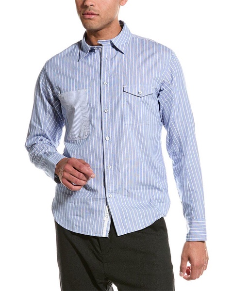 rag & bone Engineered Workwear Stripe Shirt