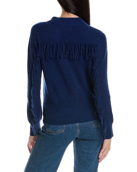 Brodie Cashmere Sophie Fringe Cashmere Sweater