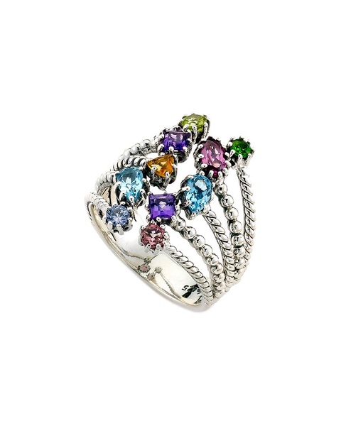 Samuel B. Sterling Silver 1.51 ct. tw. Gemstone Ring