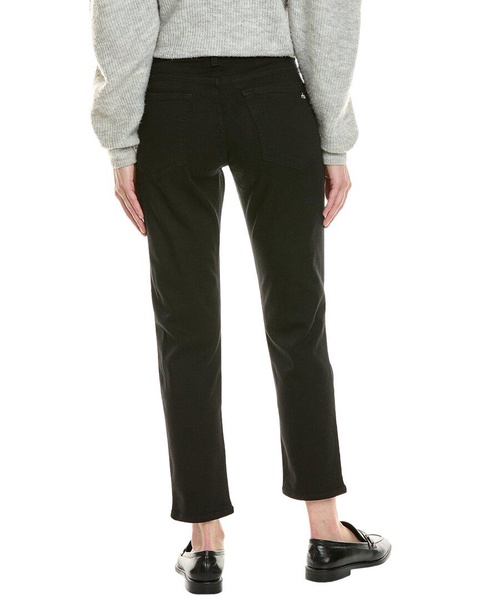 rag & bone Dre Low-Rise Black Slim Boyfriend Jean