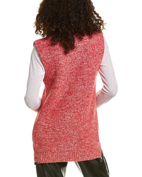 GANNI Wool & Cashmere-Blend Straight Fit Vest