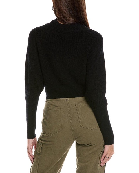 AllSaints Ridley Wool & Cashmere-Blend Crop Sweater