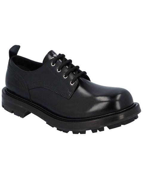 Alexander McQueen Leather Lace-Up Shoe