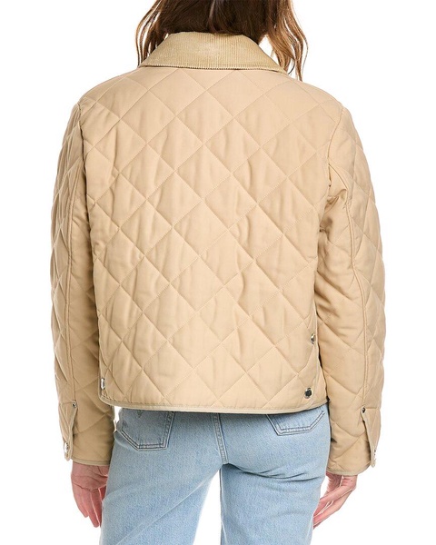 Burberry Diamond Quilted Cropped Jacket