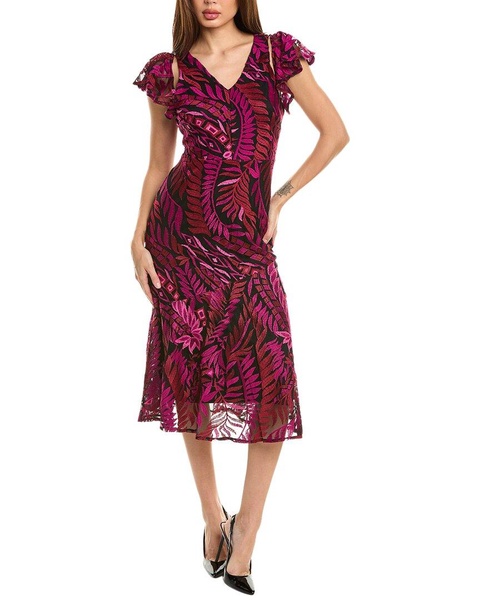 laurel leaf midi dress