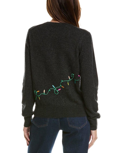 wool & cashmere-blend festive light jumper