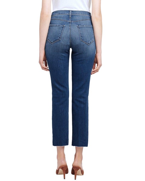 L'AGENCE Sada Laredo High-Rise Crop Slim Jean