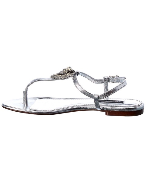 Dolce & Gabbana Devotion Leather Sandal