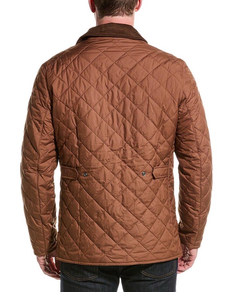 diamond quilted jacket