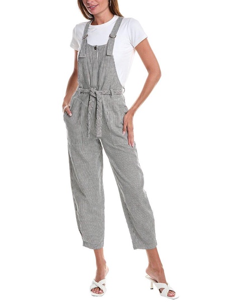 Joie Clement Linen-Blend Jumpsuit