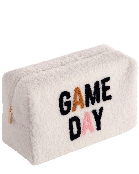 Shiraleah Game Day Sherpa Zip Pouch