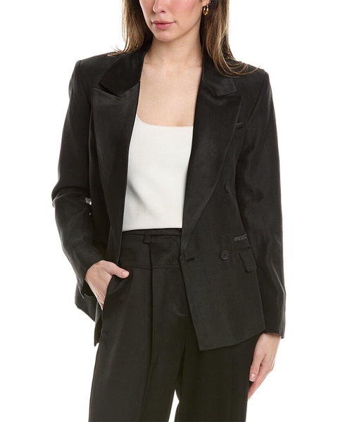 AllSaints Eve Linen-Blend Blazer