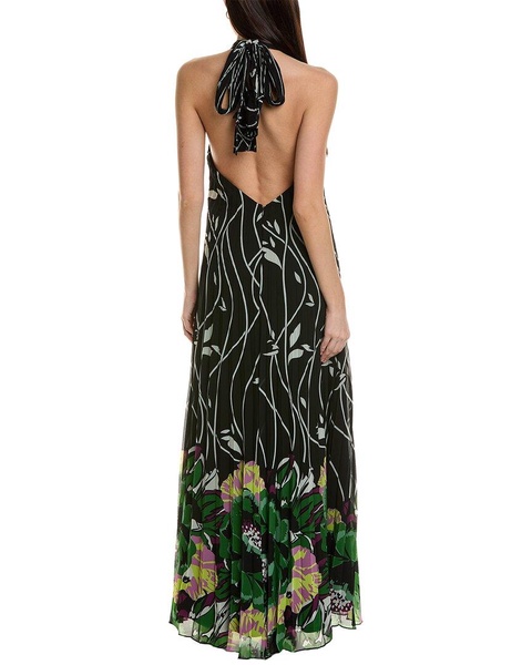 Ungaro Anika Print Halter Maxi Dress