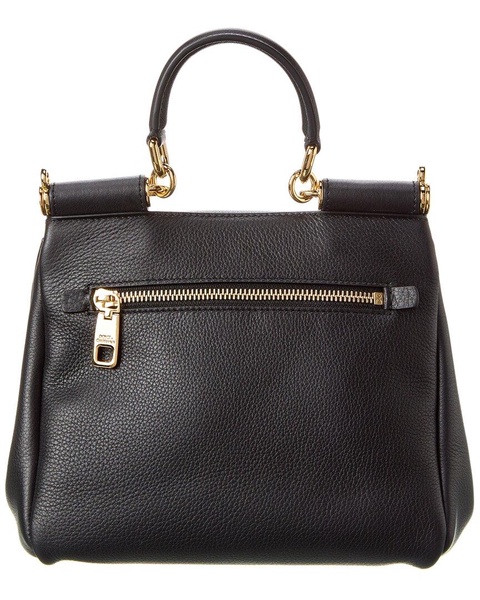 Dolce & Gabbana Sicily Small Soft Leather Shoulder Bag