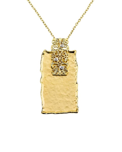 I. Reiss 14K 0.02 ct. tw. Diamond Pendant Necklace